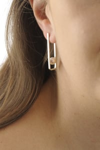 Image 2 of EARINGS silver 925 - pearl  #024-05