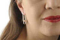 Image 4 of EARINGS silver 925 - pearl  #024-05