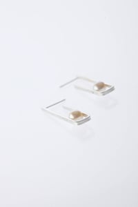Image 3 of EARINGS silver 925 - pearl  #024-05