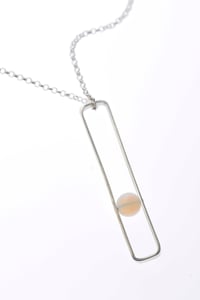 Image 1 of PENDANT silver - glass  #024-15