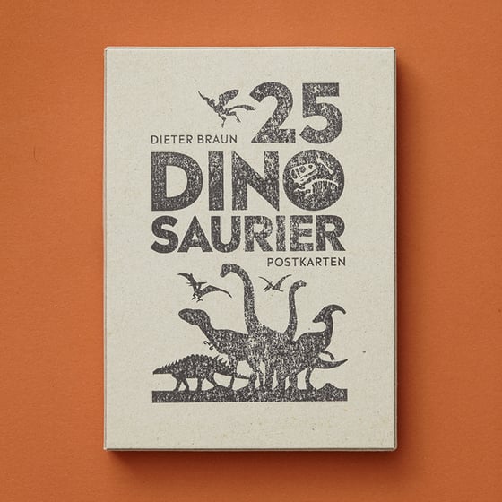Image of 25 dinosaur postcards