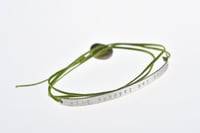 Image 2 of BRACELET silver - Messages, #031