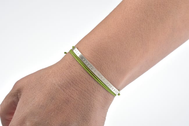 BRACELET silver - Messages, #031