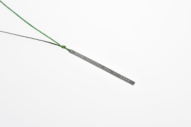 PENDANT silver - messages, #031