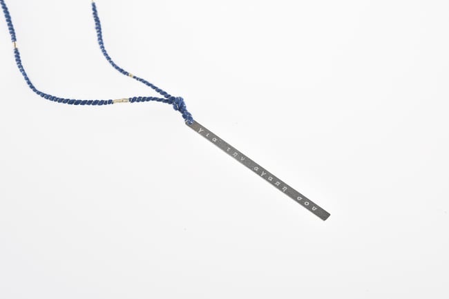 PENDANT silver - messages, #031