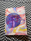 Pink Sunshine marbled zine