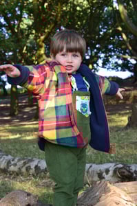 Image of Reversible Zip Jacket - Check