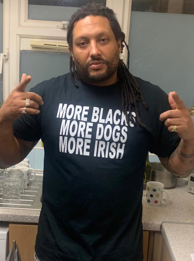 more black more irish more dogs t shirt