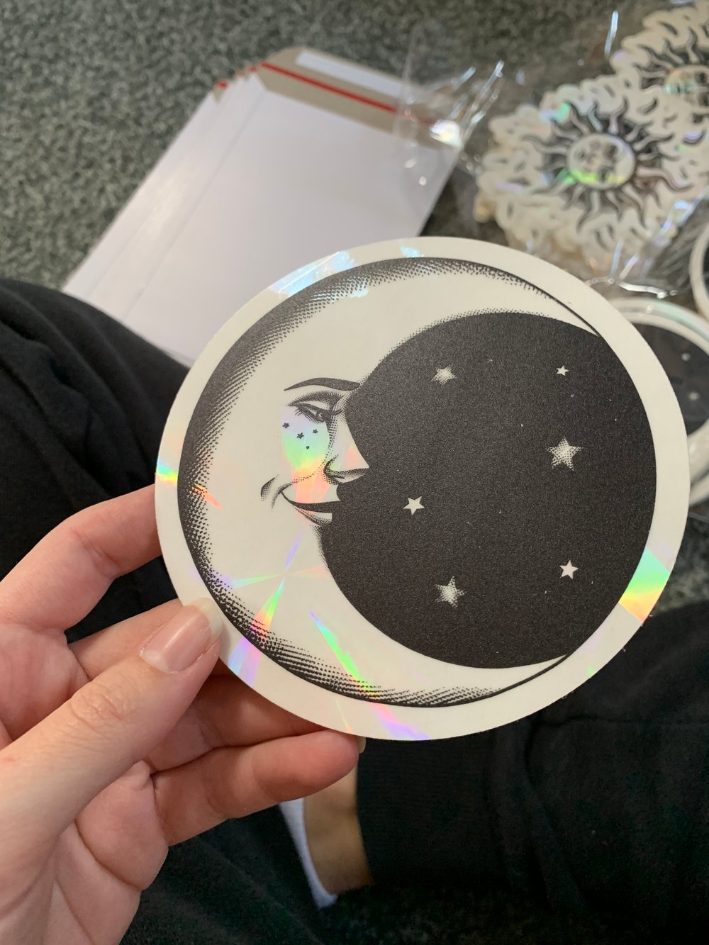 Image of Rainbow Suncatcher Window Decal (3 pack)