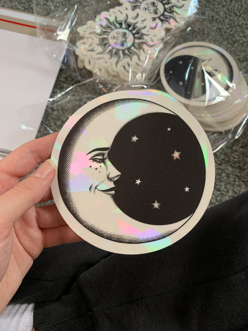 Image of Rainbow Suncatcher Window Decal (3 pack)
