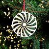 Wooden Christmas Decorations - Spiral