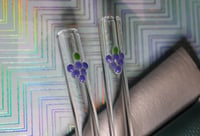 Image 1 of Grape Glass Drinking Straws