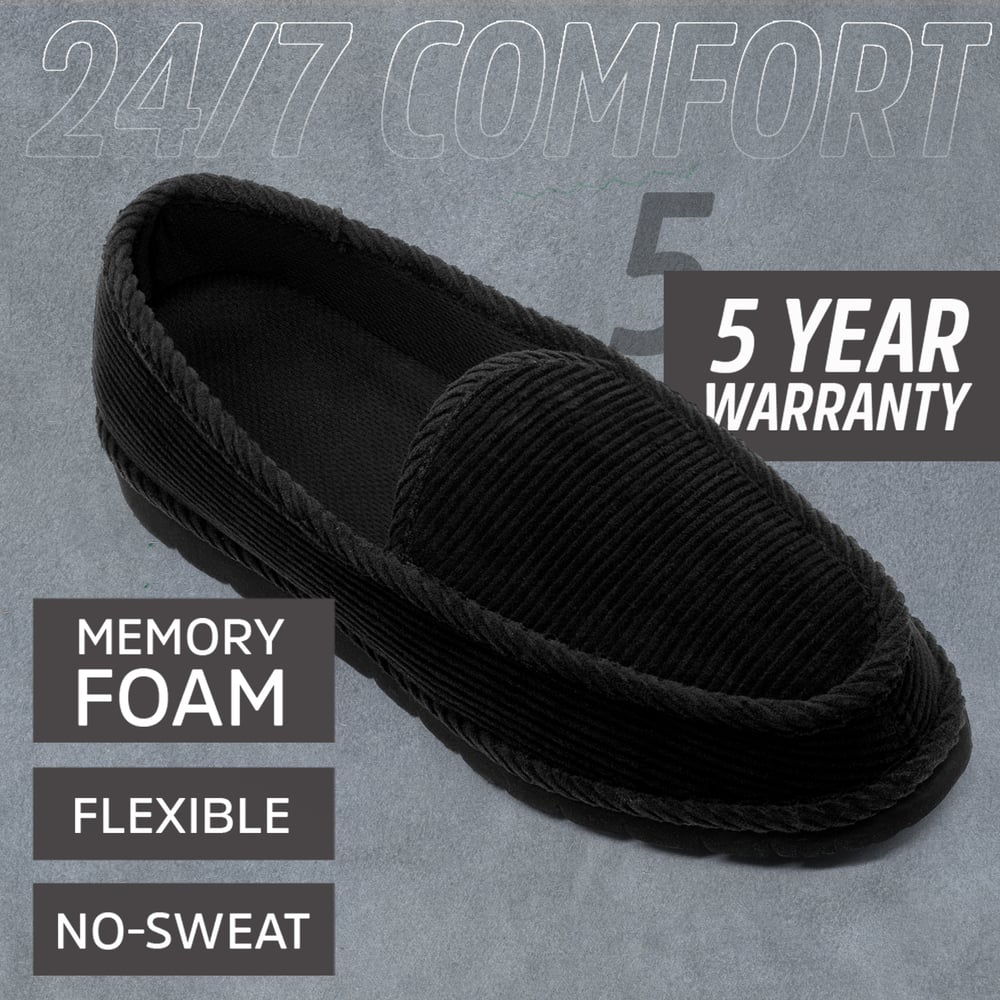 Homiegear Water Resistant Auto Tire Quality Slippers 