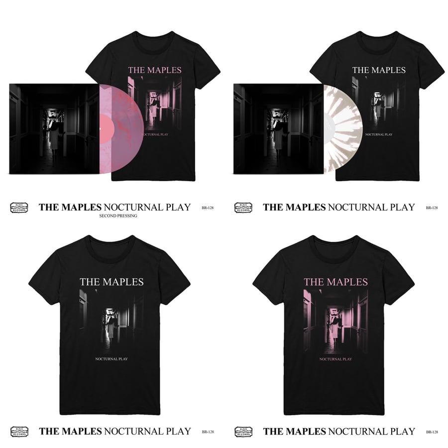 Image of THE MAPLES - NOCTURNAL PLAY (Album T-Shirt)