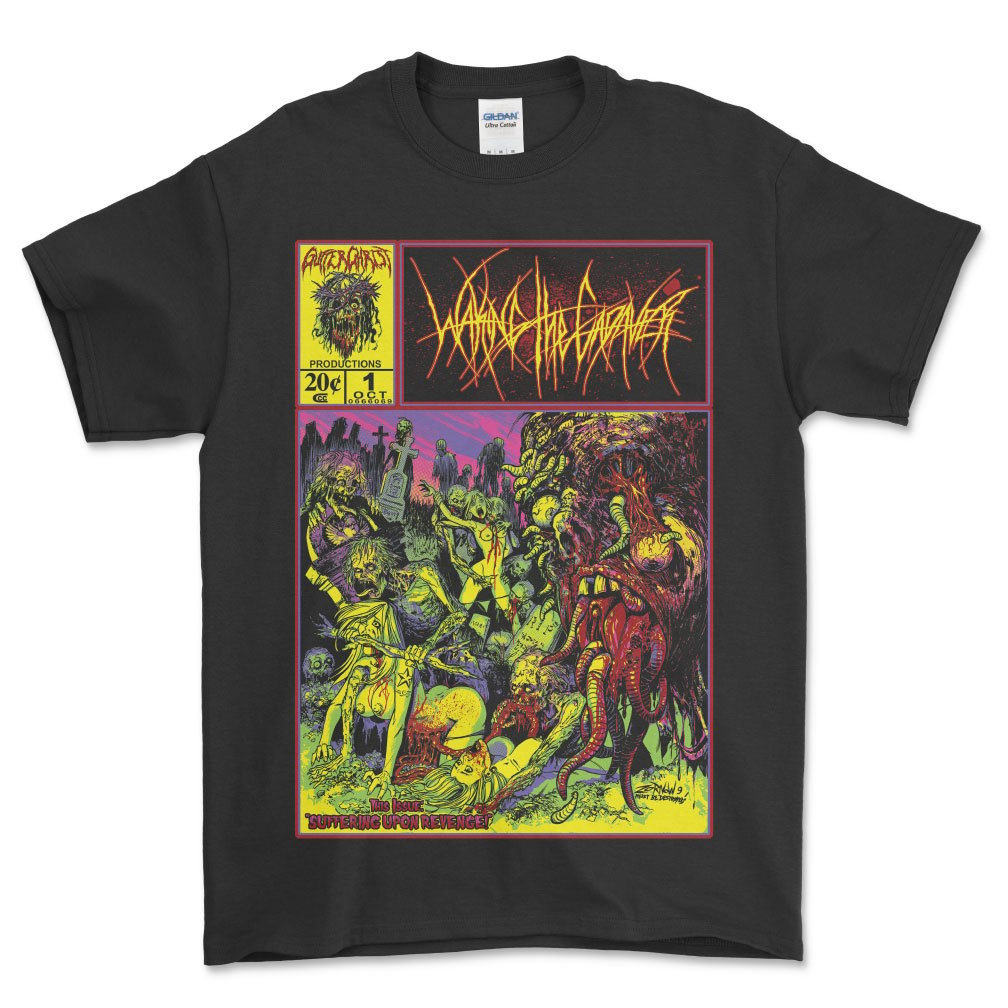 WAKING THE CADAVER SUFFERING UPON REVENGE T SHIRT (IN STOCK