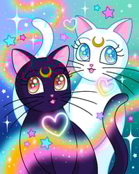 Image 2 of ‘Luna & Artemis’ Print