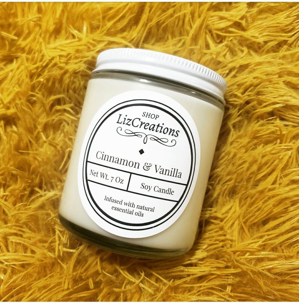 Cinnamon & Vanilla Soy Candle