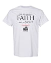 For We Walk By Faith Not By Sight - Grey Unisex T-Shirt