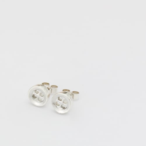 Image of small button studs, small 4 hole buttons