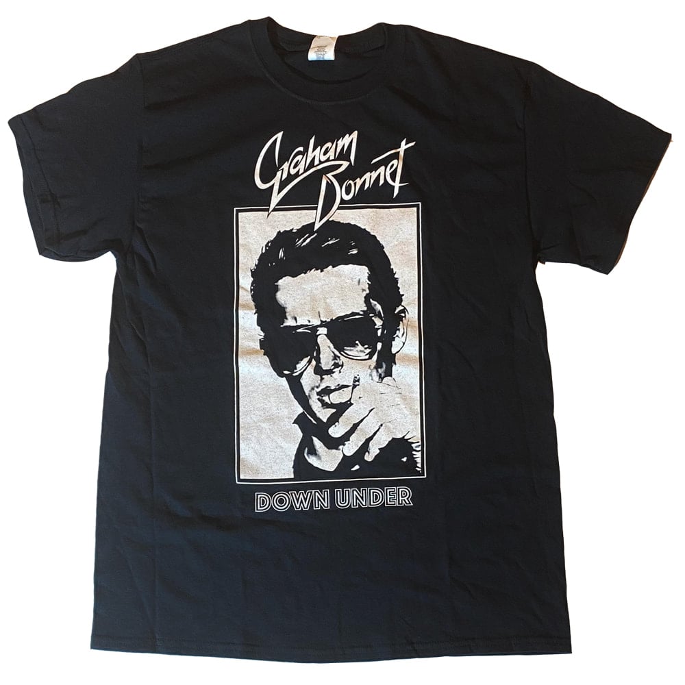 Image of GRAHAM BONNET - Classic Smokin' -  SHIRT Aussie Tour Dates on Back