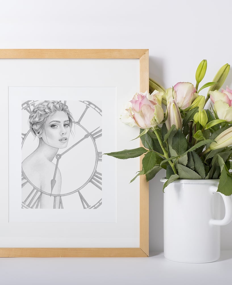 Image of TIME WAITS FOR NO ONE - GICLEE PRINT