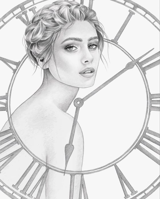 Image of TIME WAITS FOR NO ONE - GICLEE PRINT 