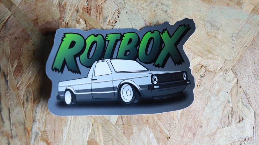Rotbox Pickup Truck Sticker