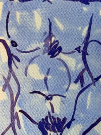 Image 3 of Watercolour ~ Blue Boys XXVI