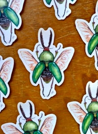 Image 5 of Green Beetle XL sticker