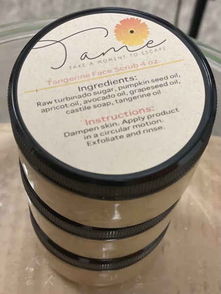 Image of TANGERINE FACE and BODY SCRUB