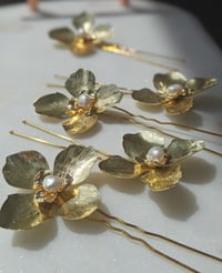 Image 2 of Blossom hair pins