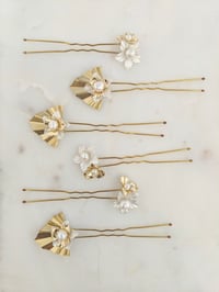 Image 1 of Athena bridal hair pins