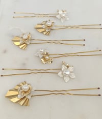 Image 2 of Athena bridal hair pins