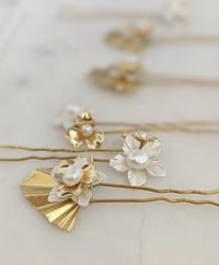 Image 3 of Athena bridal hair pins