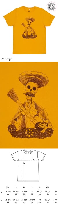 Image 4 of Day of the Dead Unisex T-shirt (Organic)