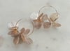 Lillie rose gold earrings