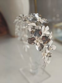 Image 5 of Silver Fleur de lune headband