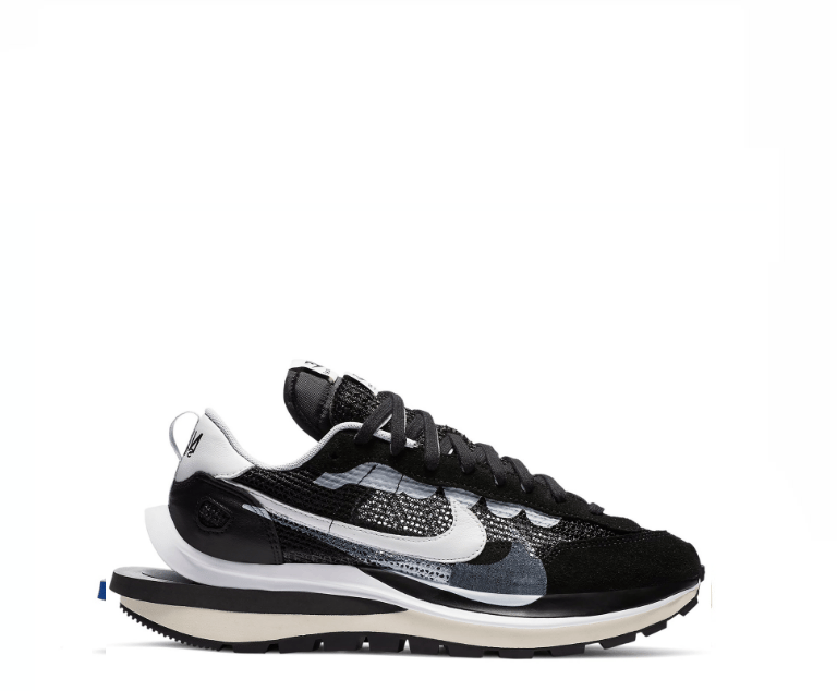 Image of NIKE x SACAI VAPORWAFFLE BLACK WHITE