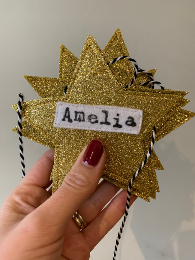 Family Name Star Garland