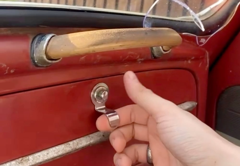 Image of Beetle Glove Box Door Pull