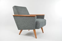 Image 2 of Fauteuils CARRES gris chiné