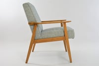 Image 2 of Fauteuil Snieznik crème-bleu