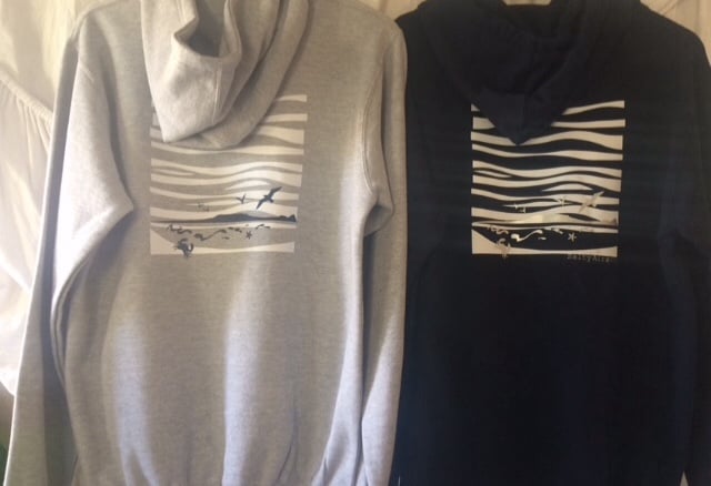 Image of Waves and Worms Head Organic Hoodie 