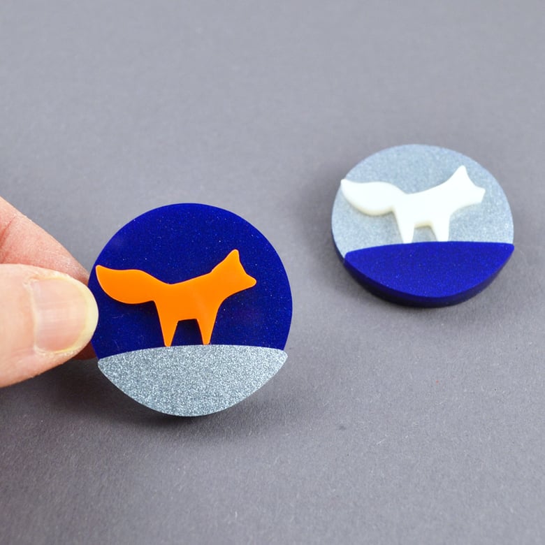 Image of Little Fox Brooch