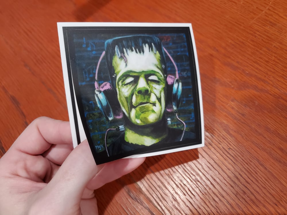 "Frankenstereo" Stickers