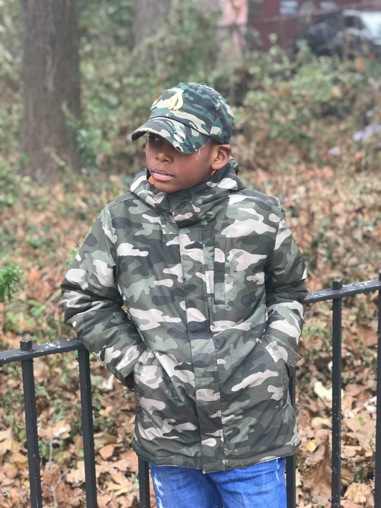 Image of "Distressed Camo" Cap