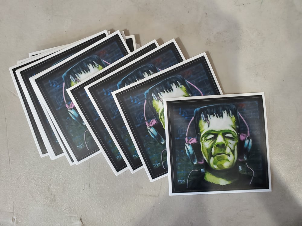 "Frankenstereo" Stickers