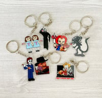 Image of Spooky Character Acrylic Keychains 
