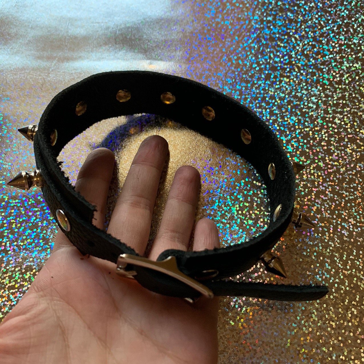Image of Small spiked choker
