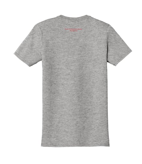 Image of Right-side-out debra t-shirt - light grey